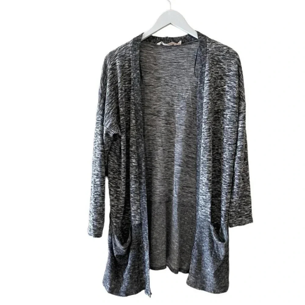 Soft Surroundings Oversized Open Long Sleeves Womens Cardigan Sweater SZ L